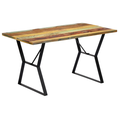 Table à manger 140x80x76 cm Bois de récupération massif