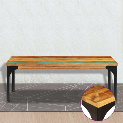 Table basse 100x60x35 cm Bois de récupération solide