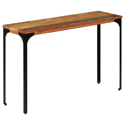 Table console 120 x 35 x 76 cm Bois de récupération massif