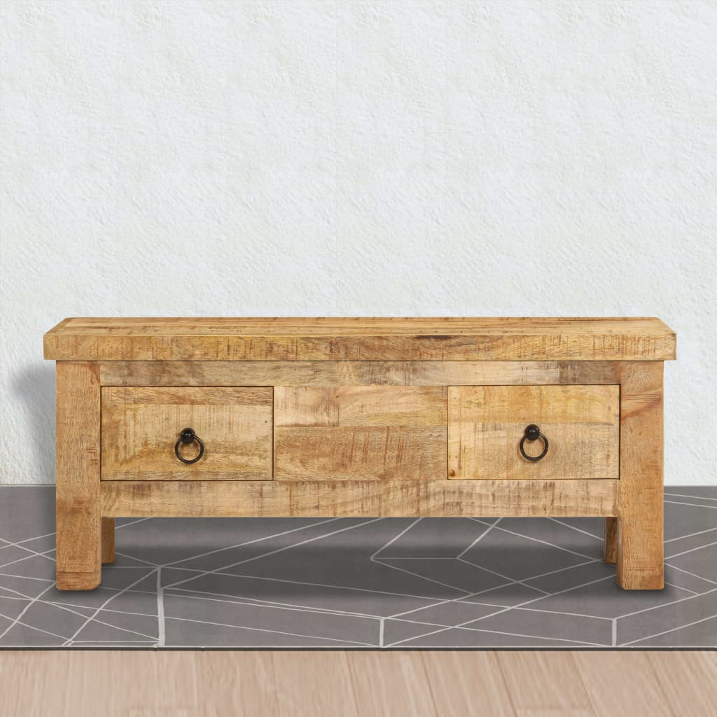 Table basse 90x45x35 cm Bois de manguier massif