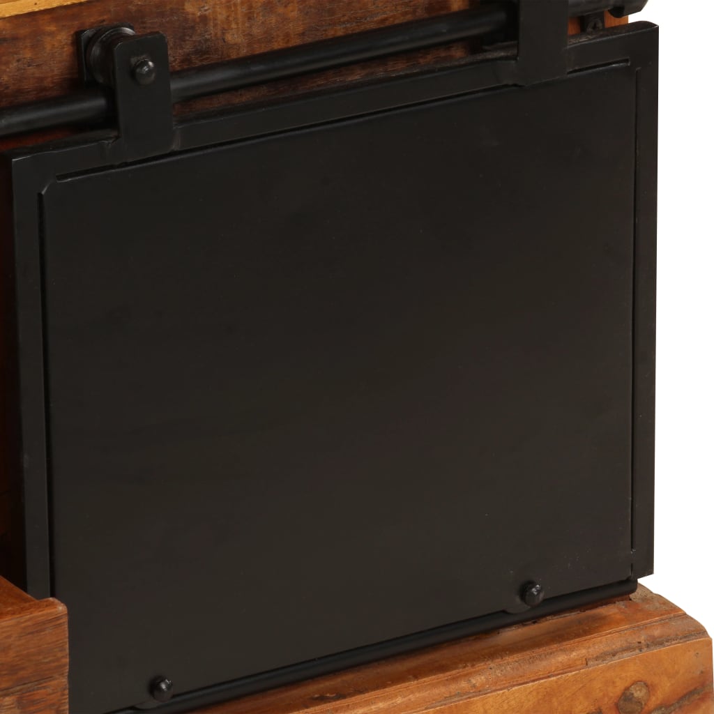 Meuble TV 110 x 30 x 45 cm Bois de récupération massif