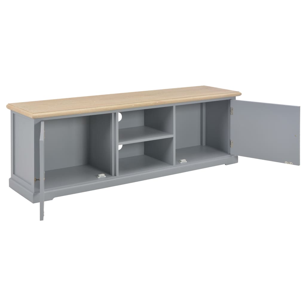 Meuble TV Gris 120x30x40 cm Bois