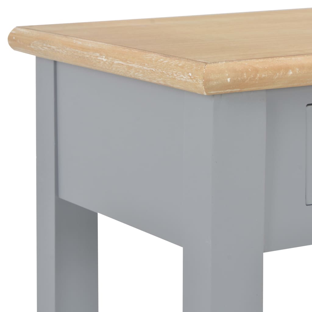 Table console Gris 110x35x80 cm Bois