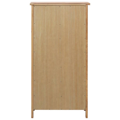 Range bouteille 56x32x110 cm Bois de chêne solide