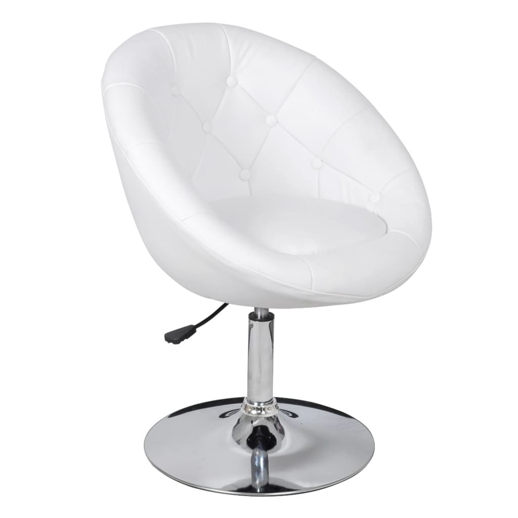 Tabouret de bar Blanc Similicuir