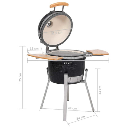 Barbecue à fumoir Kamado Céramique 76 cm