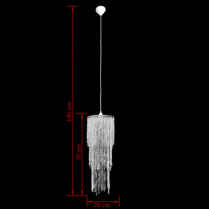 Lustre suspendu 26 x 70 cm