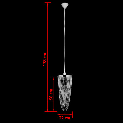 Lustre suspendu 22 x 58 cm