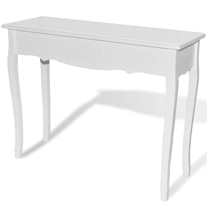 Table de console et coiffeuse Blanc