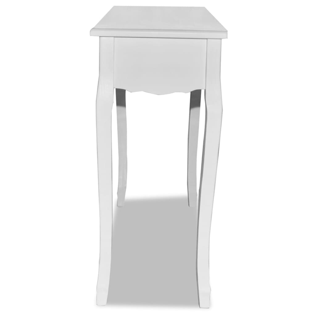 Table de console et coiffeuse Blanc