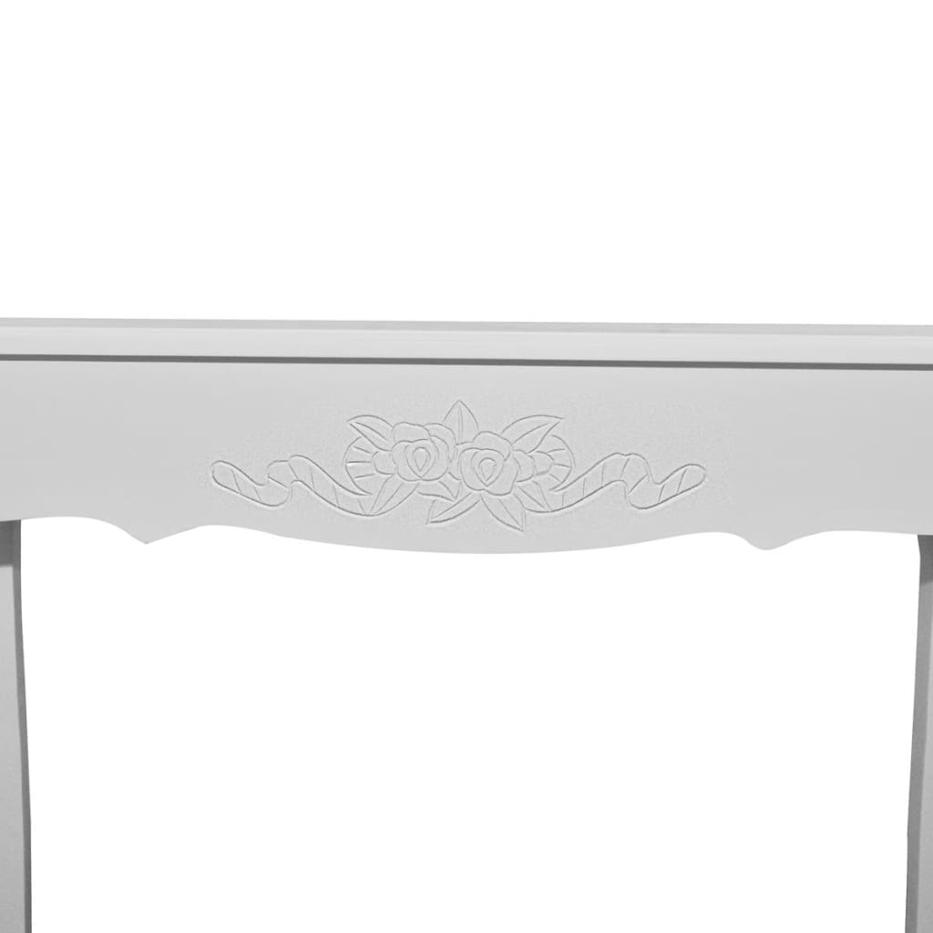 Table de console et coiffeuse Blanc