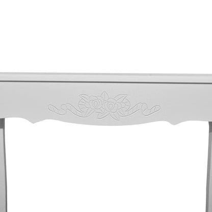 Table de console et coiffeuse Blanc