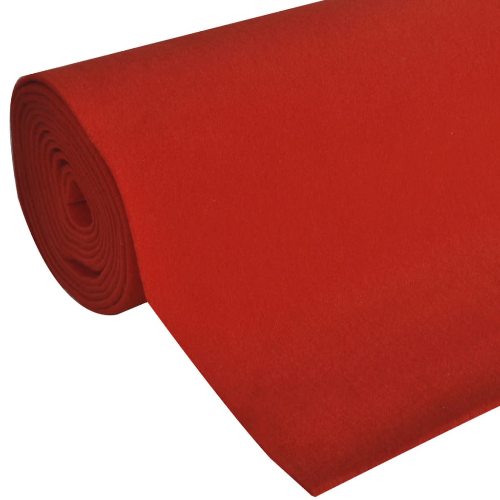 Tapis rouge 1 x 20 m Extra lourd 400 g/m²