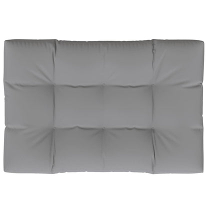 Coussin de palette 120x80x12 cm gris tissu