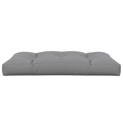 Coussin de palette 120x80x12 cm gris tissu