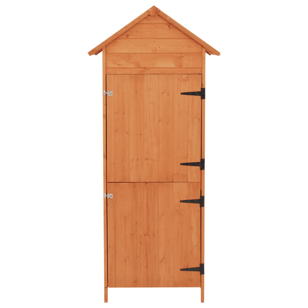 Armoire de rangement de jardin Marron 42,5x64x190 cm