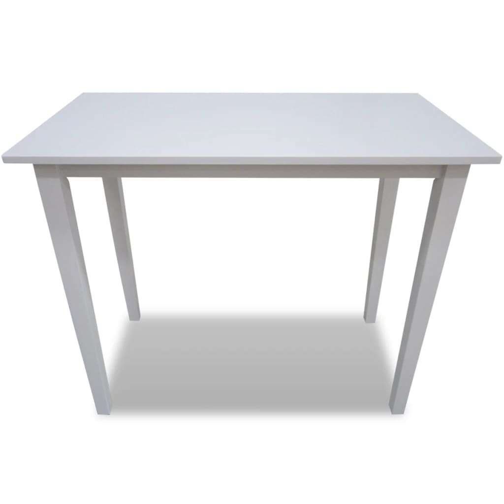 Table de bar en bois Blanc