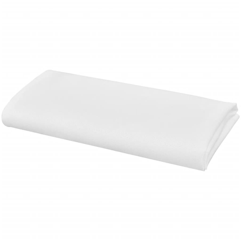 Serviettes de table 10 pcs Blanc 50x50 cm