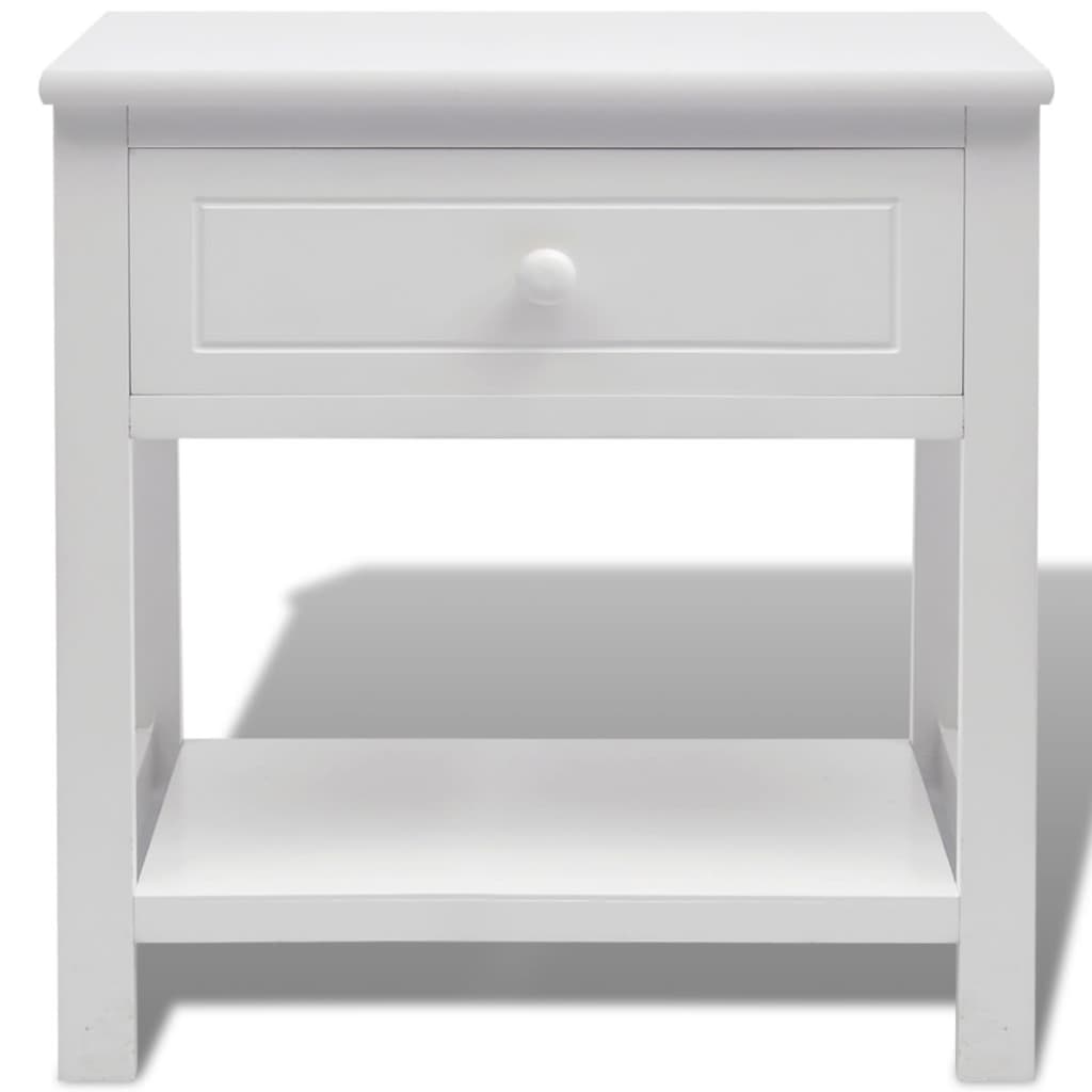 Table de chevet Bois Blanc