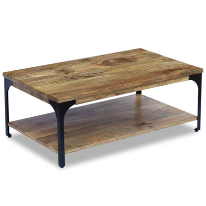 Table basse Bois de manguier 100x60x38 cm