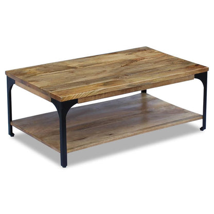 Table basse Bois de manguier 100x60x38 cm