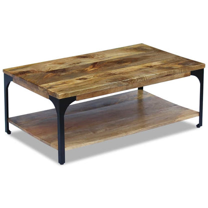 Table basse Bois de manguier 100x60x38 cm