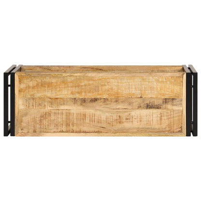 Meuble TV 90x30x40 cm Bois de manguier massif