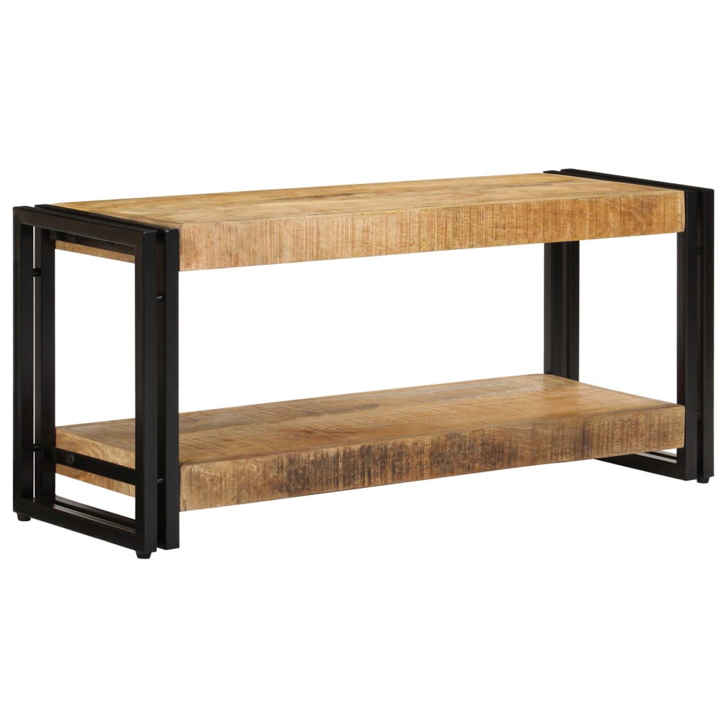 Meuble TV 90x30x40 cm Bois de manguier massif