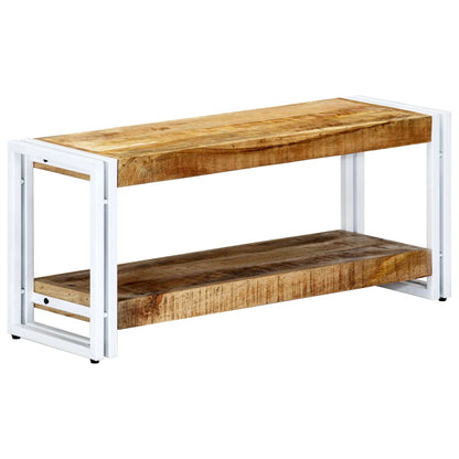 Meuble TV 90x30x40 cm Bois massif de manguier