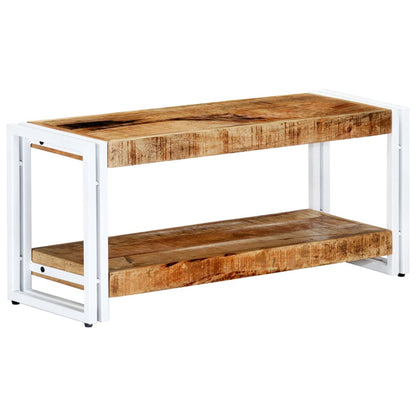 Meuble TV 90x30x40 cm Bois massif de manguier