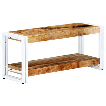 Meuble TV 90x30x40 cm Bois massif de manguier