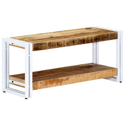 Meuble TV 90x30x40 cm Bois massif de manguier