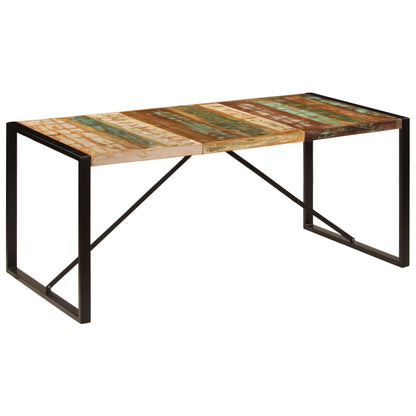 Table de salle à manger 180x90x75 cm Bois de récupération