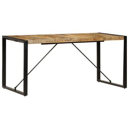 Table à manger 160x80x75 cm bois de manguier massif