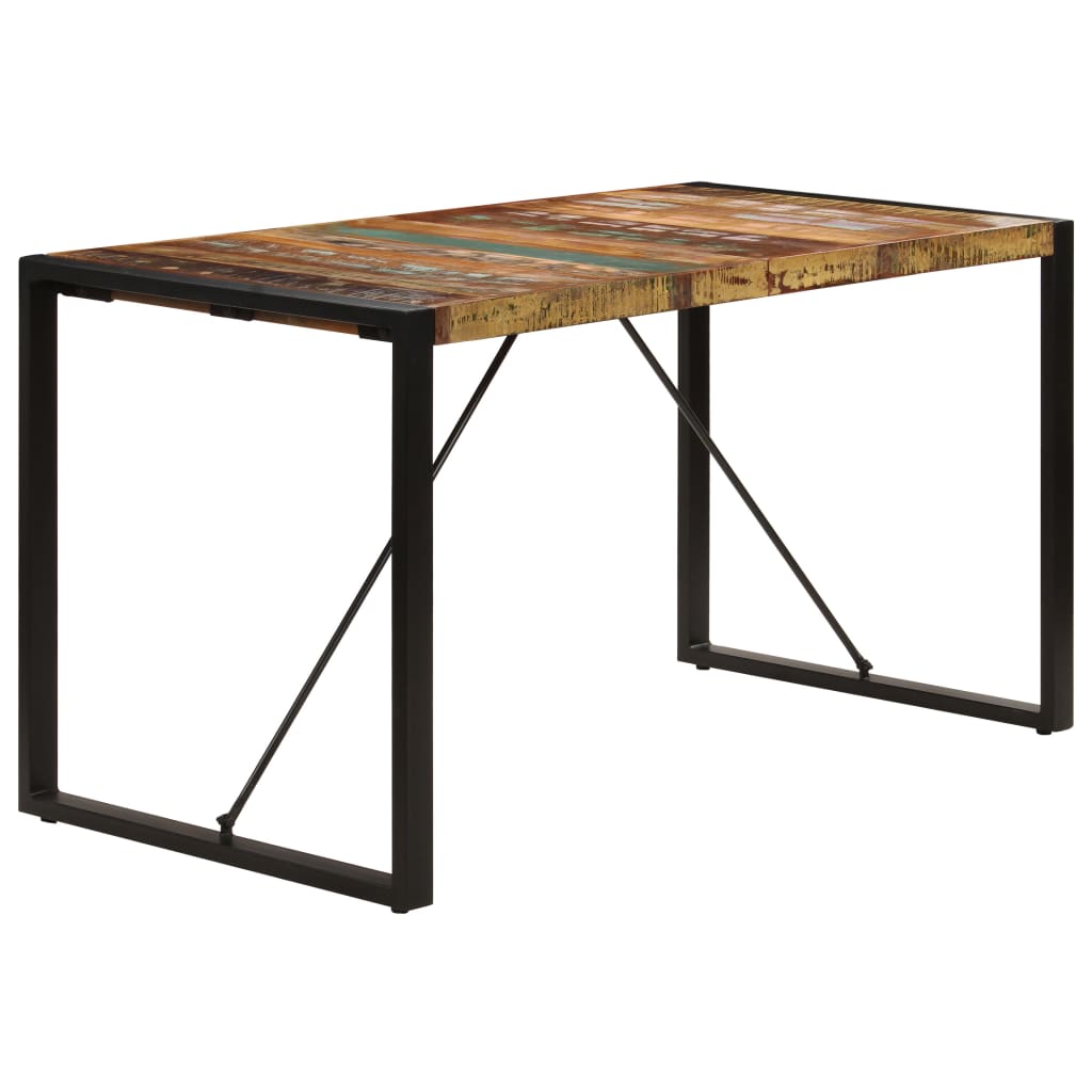 Table à manger 140x70x75 cm Bois de récupération massif