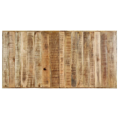 Table à manger 160x80x75 cm Bois de manguier massif brut