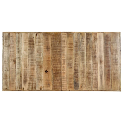 Table à manger 140x70x75 cm Bois de manguier massif brut