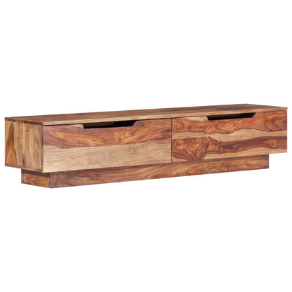 Meuble TV 145x30x30 cm Bois massif