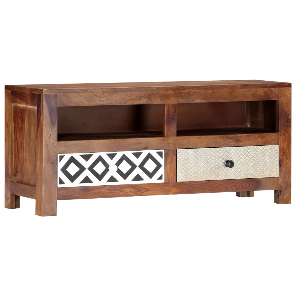 Meuble TV 90x30x40 cm Bois solide