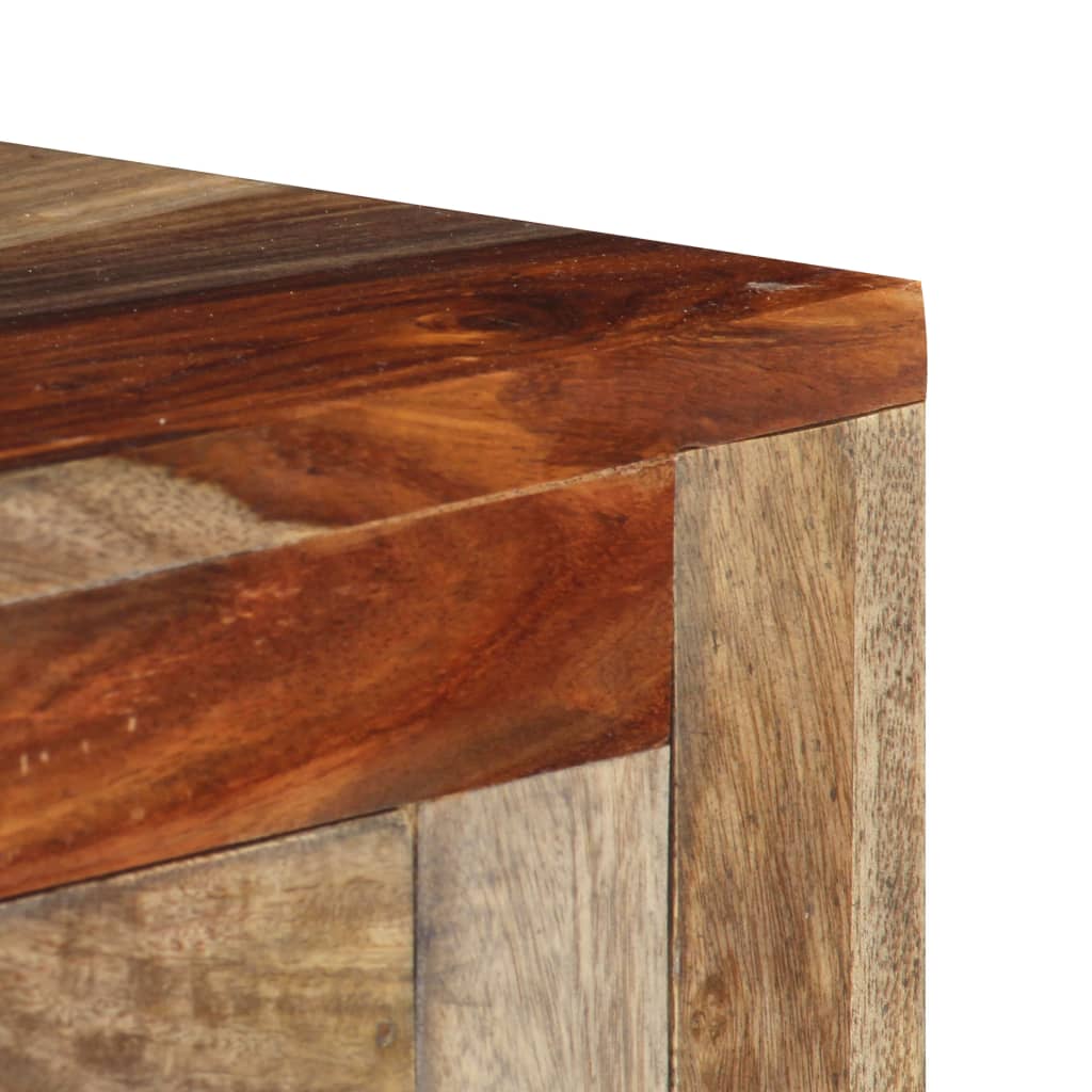 Table console avec 3 tiroirs 120x30x75 cm Bois massif