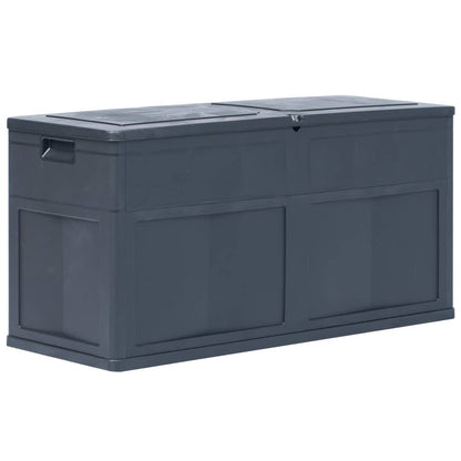 Boîte de rangement de jardin 320 L Noir