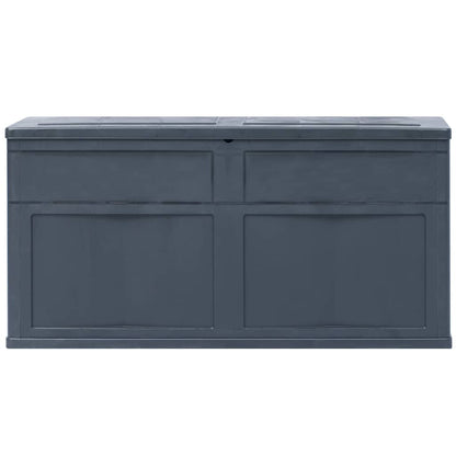 Boîte de rangement de jardin 320 L Noir