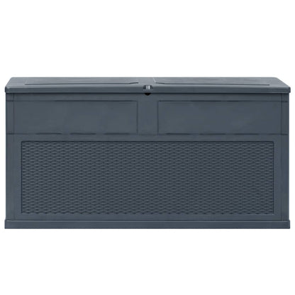 Boîte de rangement de jardin 320 L Anthracite