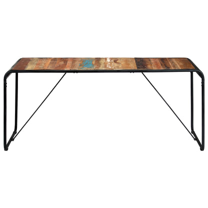 Table à manger 180x90x76 cm Bois de récupération massif