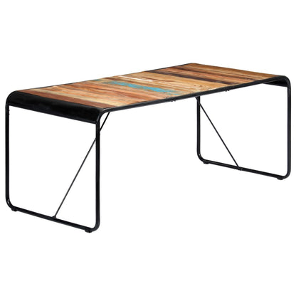 Table à manger 180x90x76 cm Bois de récupération massif