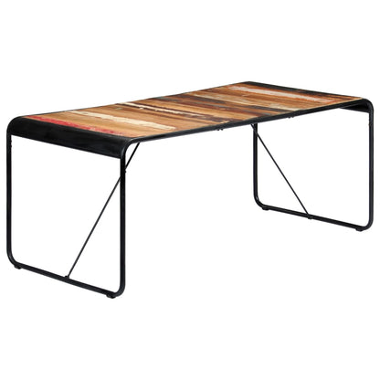 Table à manger 180x90x76 cm Bois de récupération massif