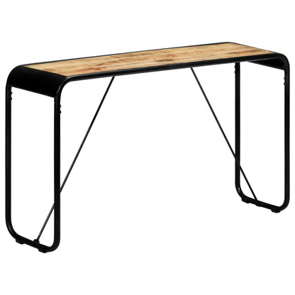 Table console 140 x 35 x 76 cm Bois de manguier massif brut