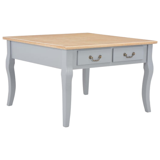 Table basse Gris 80 x 80 x 50 cm Bois