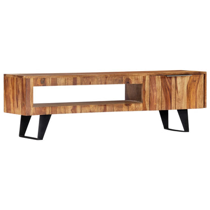 Meuble TV 140x30x40 cm Bois massif