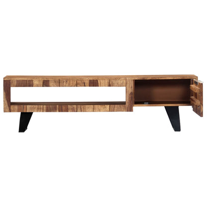 Meuble TV 140x30x40 cm Bois massif